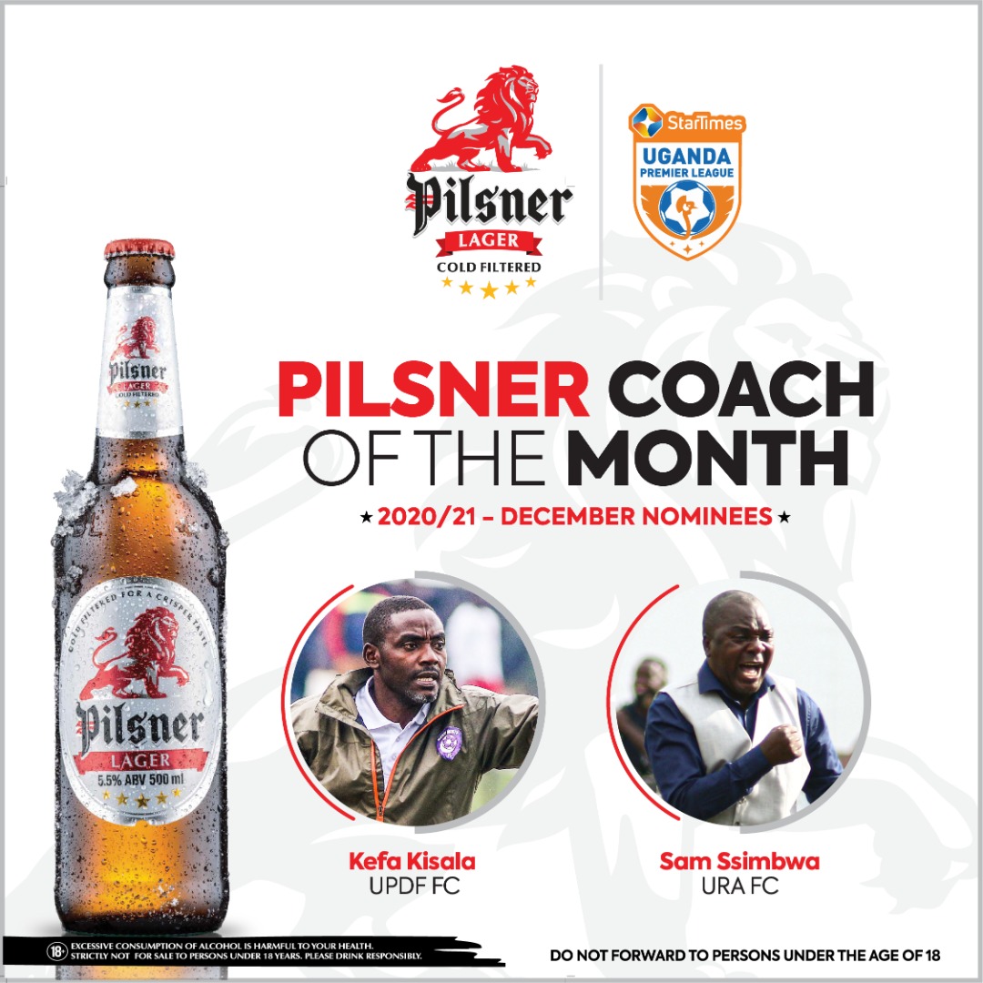 Pilsner/UPL Awards: Simbwa, Kisala are Nominees for Coach of December