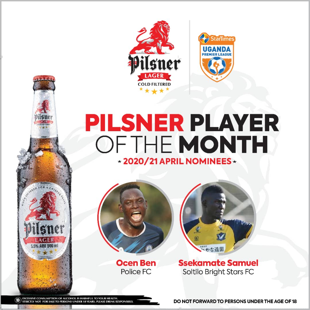 UPL PILSNER AWARDS: Soltilo Bright Stars duo Samuel Ssekamate, Baker Mbowa nominated for player and coach of April