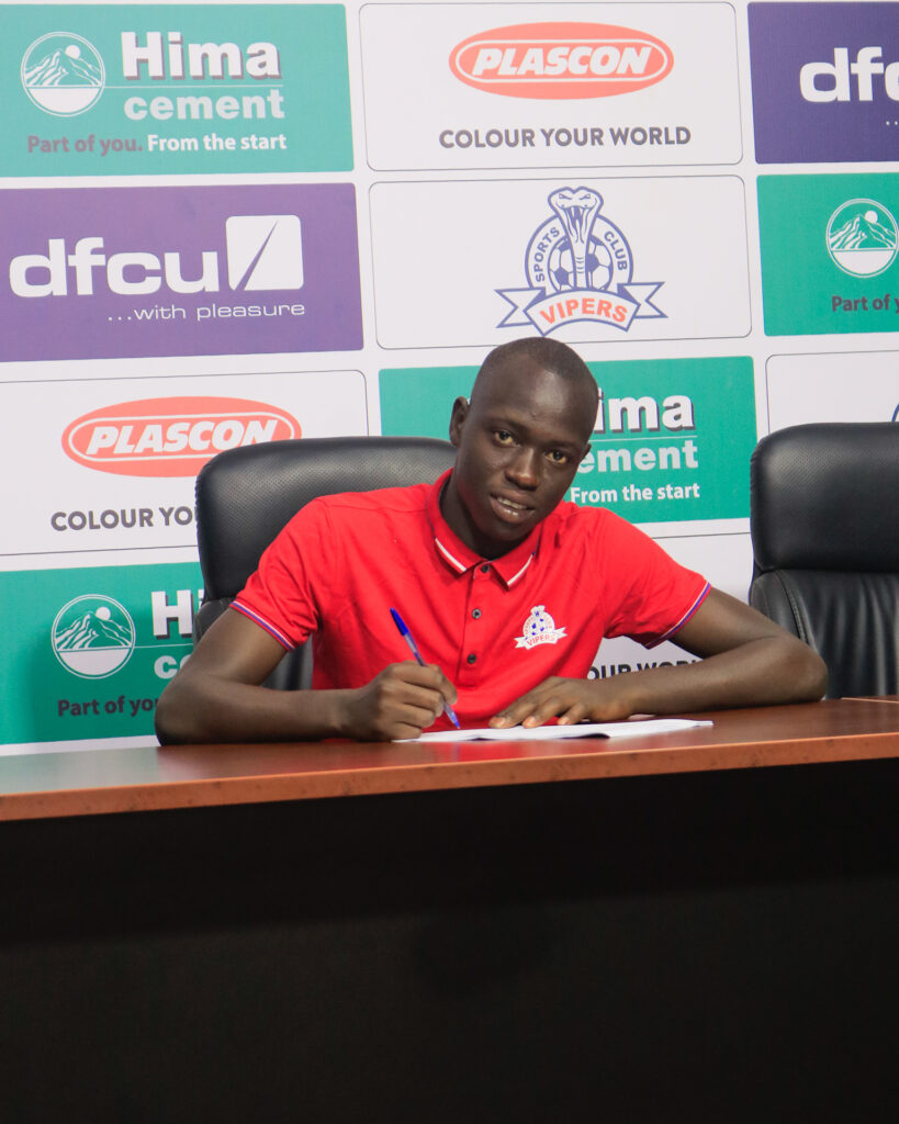 Komakech ready for Vipers test after joining for a fiver-year deal