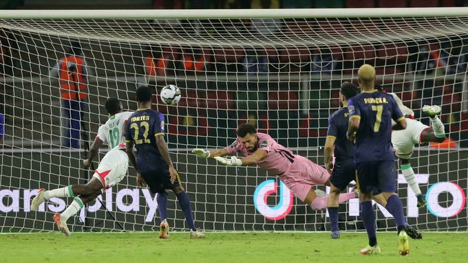 AFCON 2021: Bande scores an important goal as Burkina Faso down Cape Verde