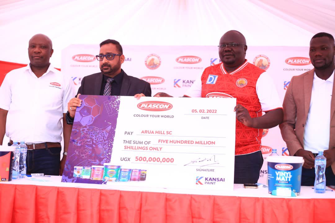 Arua Hill seals three-year sponsorship deal with Plascon