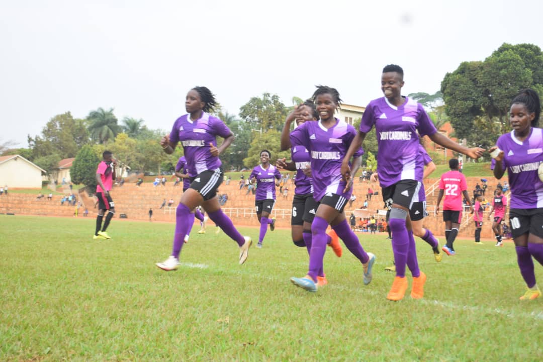 Women Football: UCU Lady Cardinals riot against defending champions Lady Doves to maintain unbeaten run
