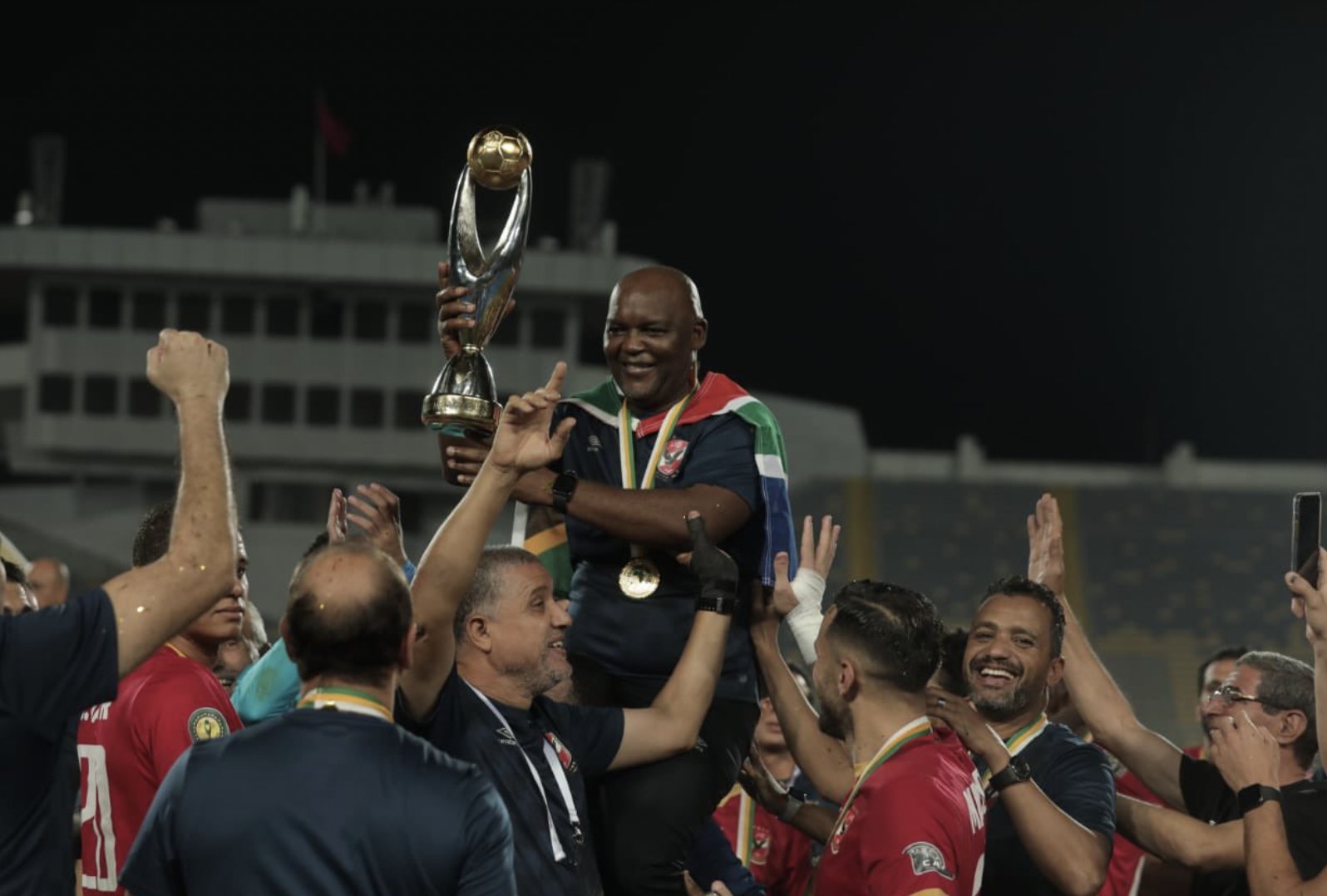 Pitso Mosimane signs contract extension at Al Ahly