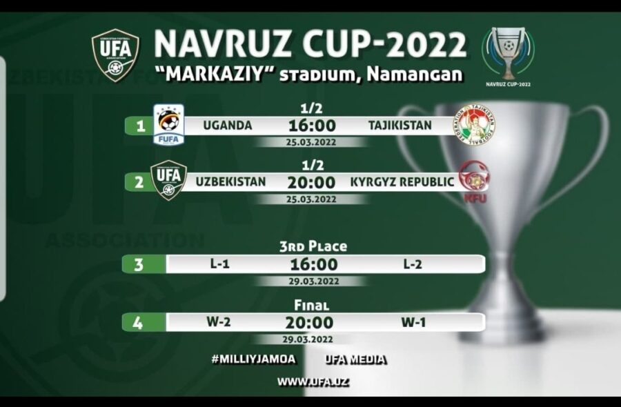 Uganda Cranes set to take part in Navruz Cup