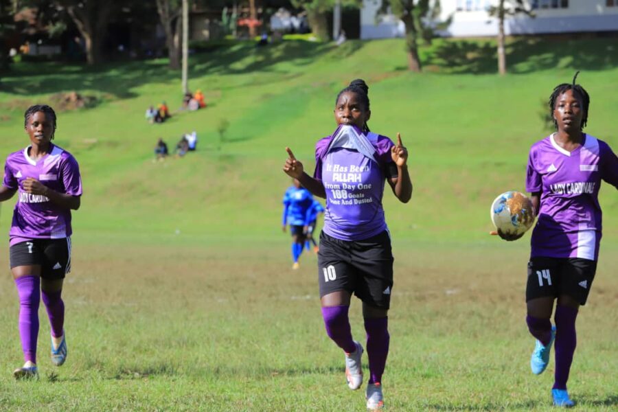Hasifa Nassuna targets professional football after reaching 100 league goal Mark