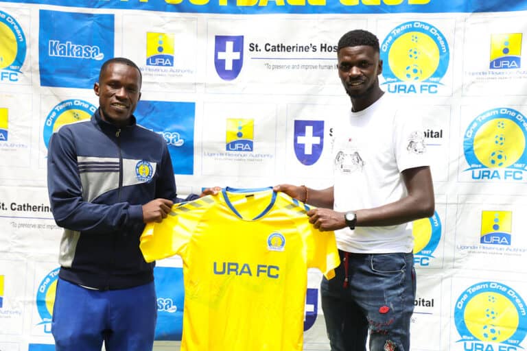 URA FC unveils midfielder Joshua Lubwama Leti from Wakiso Giants.