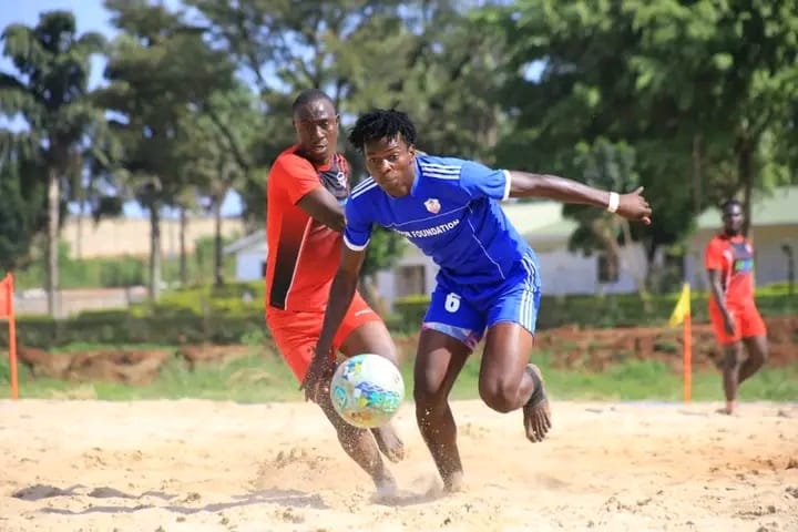 Beach Soccer: Nicholas Mwere, Najib Muwoonge shine in match-day two as Jinja Lions, Mutoola, KJT register victories