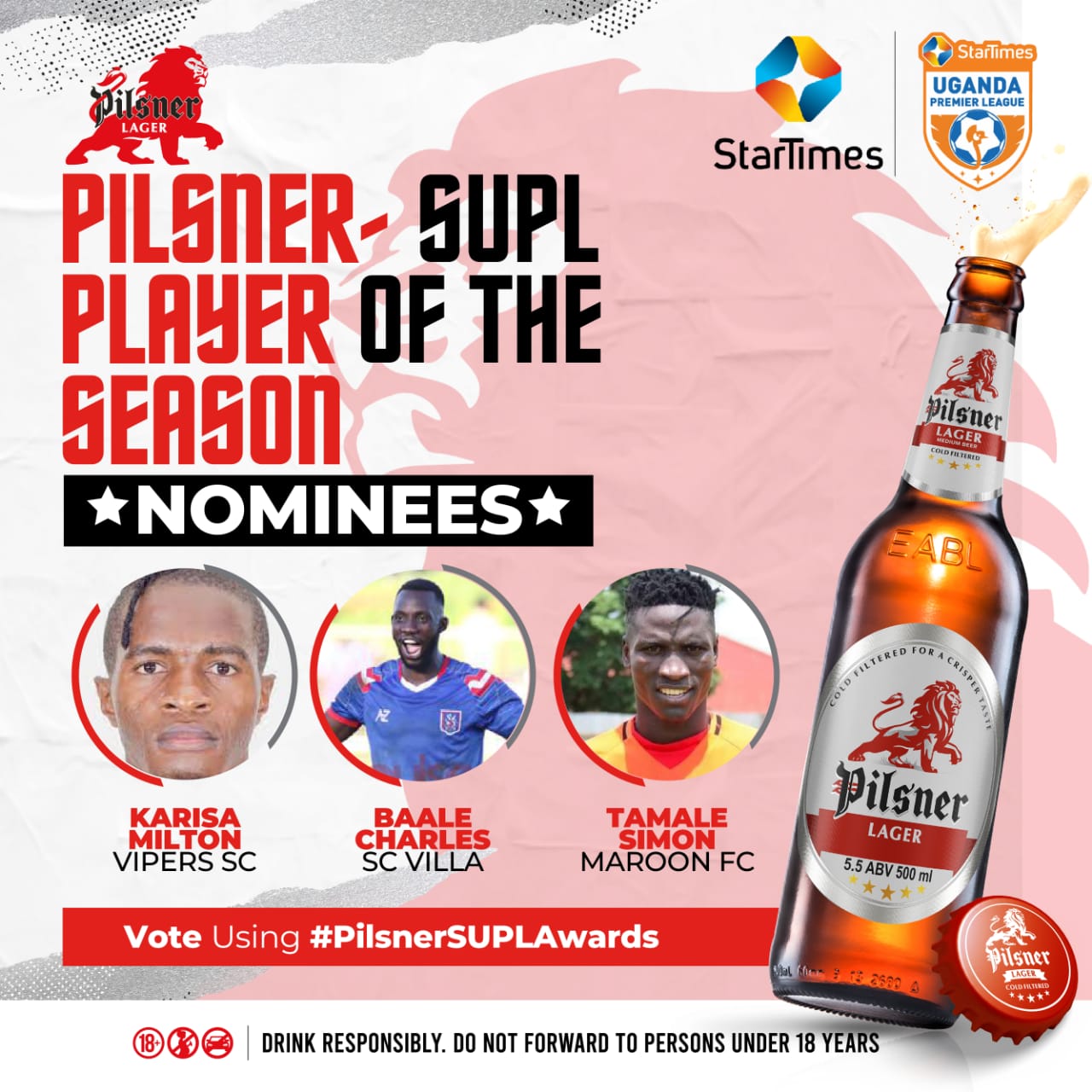 UPL Pilsner Awards: Custodian Simon Tamale dominant as 2022/23 season best nominees revealed