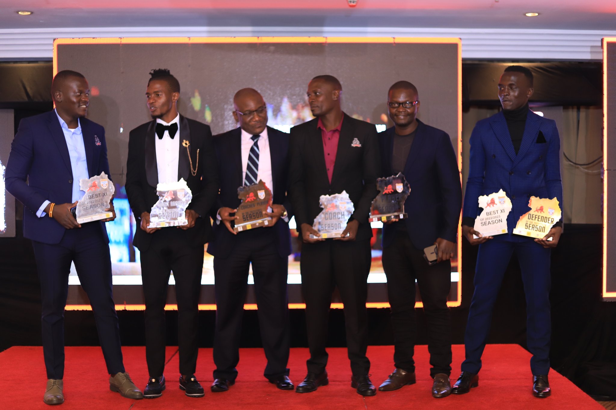 Milton Karisa with a sweep at Pilsner UPL Awards