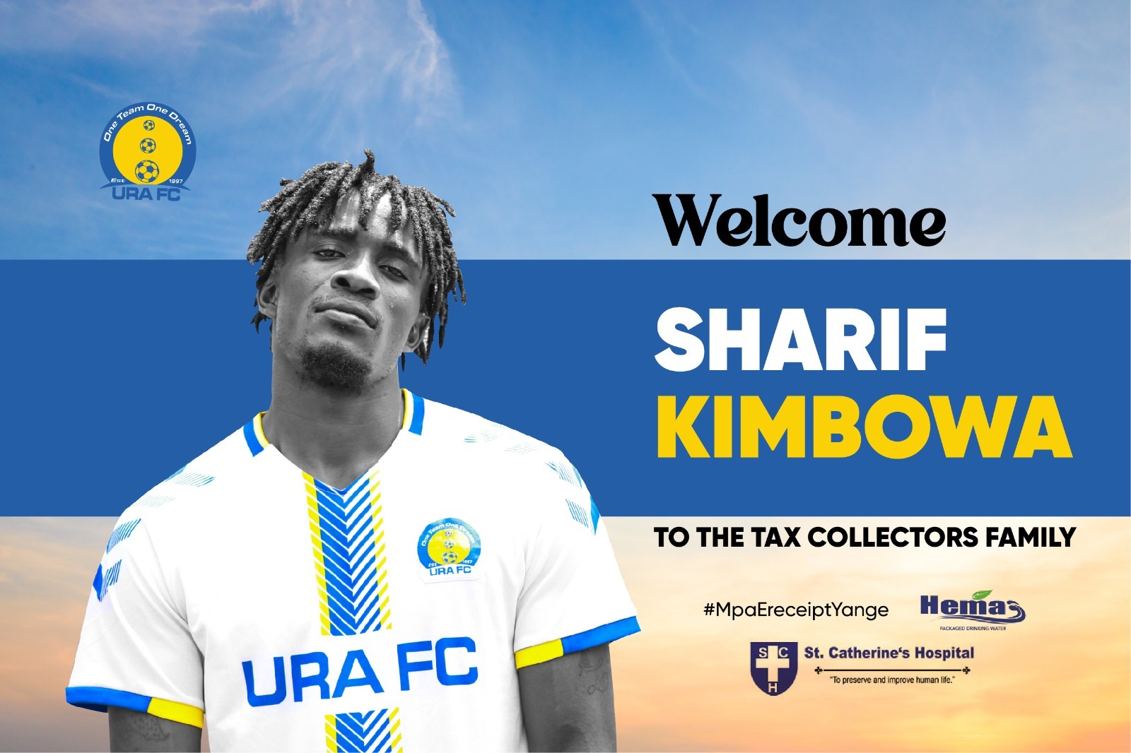 URA Football Club unveils Sharif Kimbowa