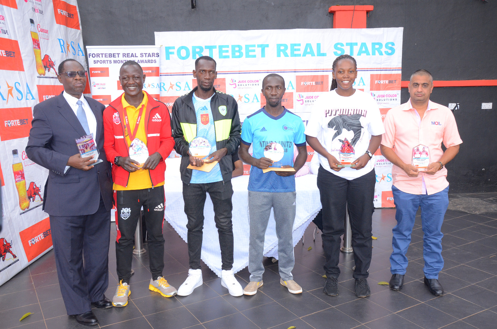 Fortebet Real Stars Awards: Six awarded for their August sports excellence