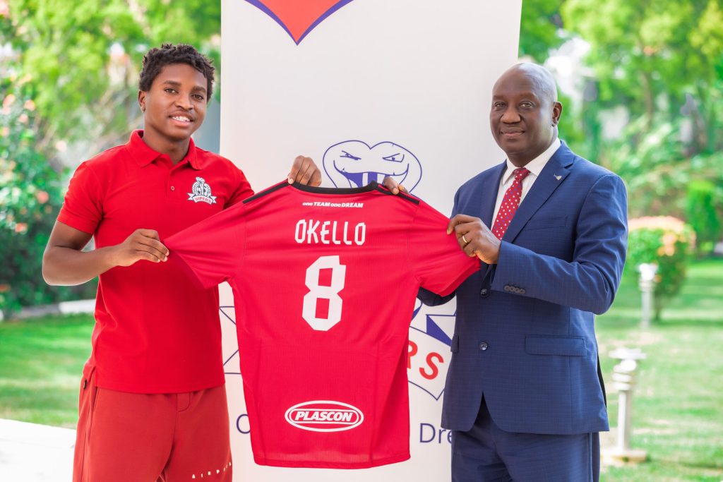 Allan Okello officially unveiled at Vipers SC