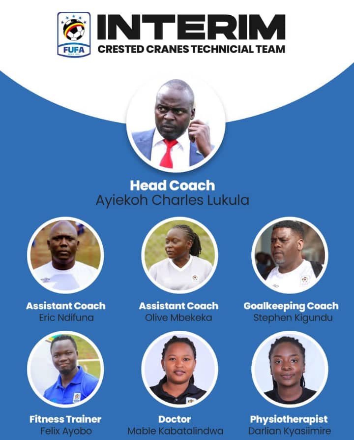 Ayiekoh Charles Lukula appointed interim Crested Cranes head coach