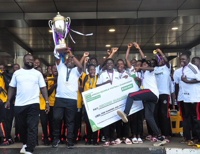 CAF Africa Schools championship bronze medalists Kawempe receive heroic welcome on return