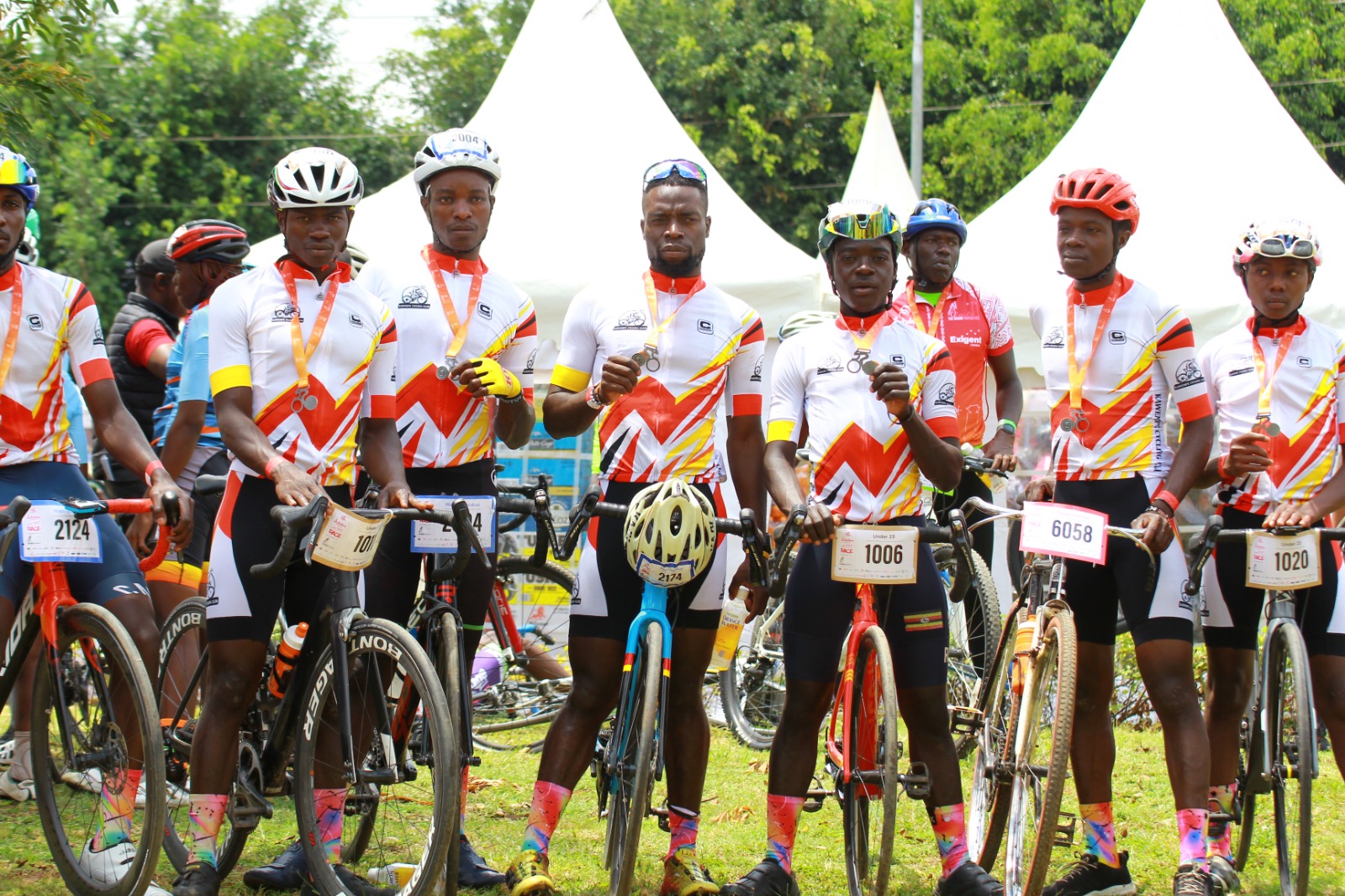 Uganda’s Aziz Ssempijja, Kagimu, Dawson Ssenabulya return home after Nairobi Race glory