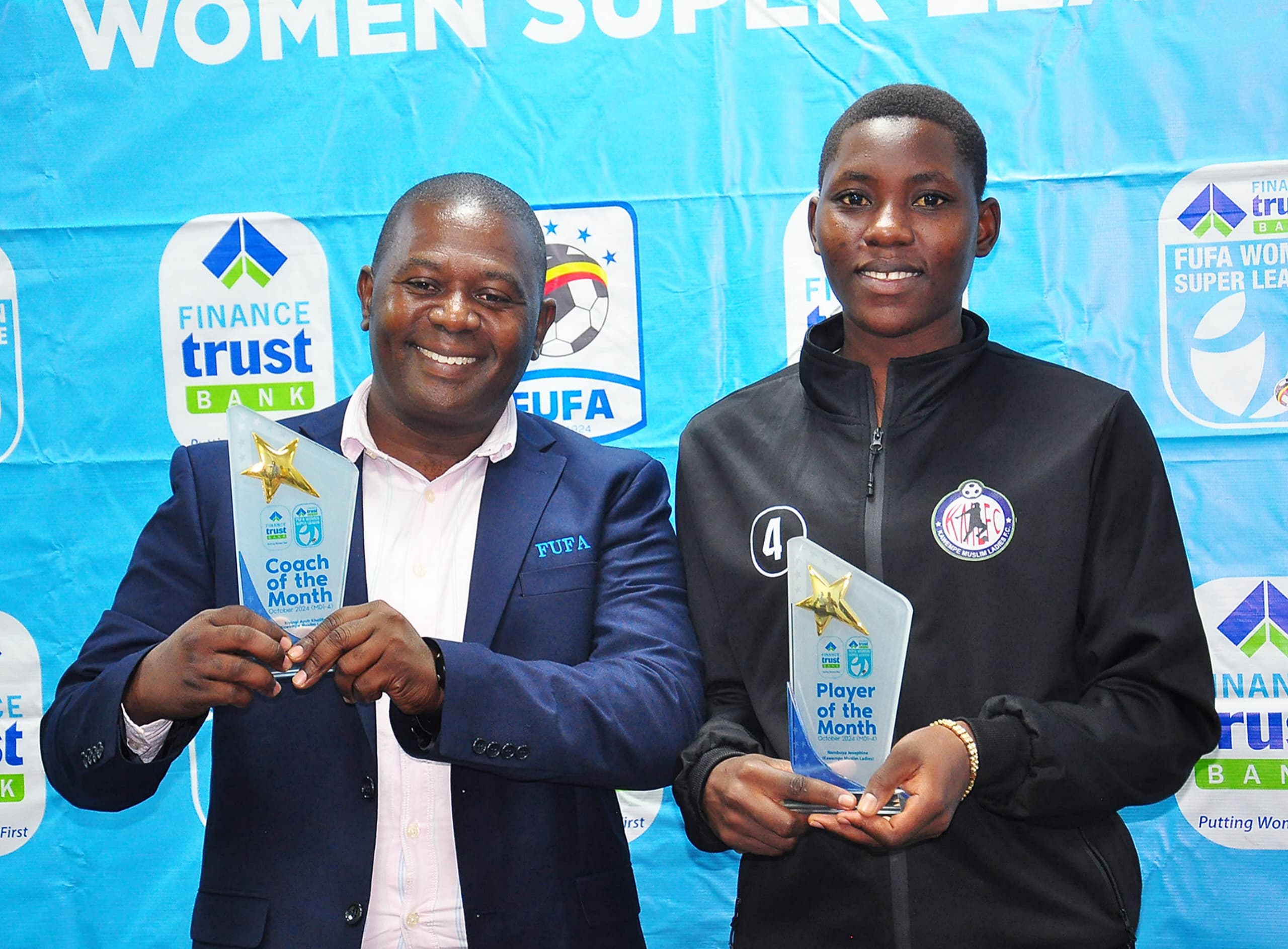 Women’s Super League: Kawempe Muslim Ladies FC Sweep October Awards.