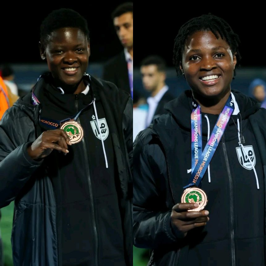 Crested Cranes duo named in the CAF Women’s Champions League team of the tournament