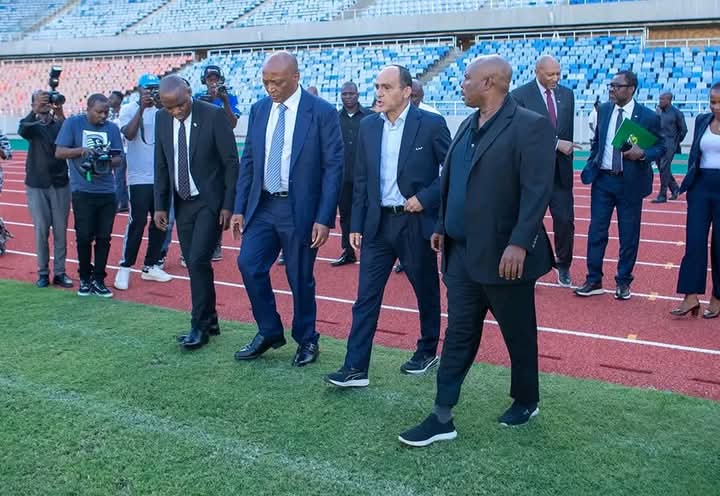 CAF President Dr. Patrice Motsepe’s tour to CHAN host Nations enters day two