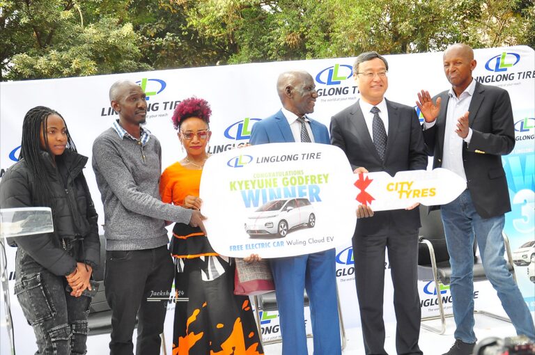 SC Villa sponsors Linglong tires, Mandela Group award third electric car to lucky winner