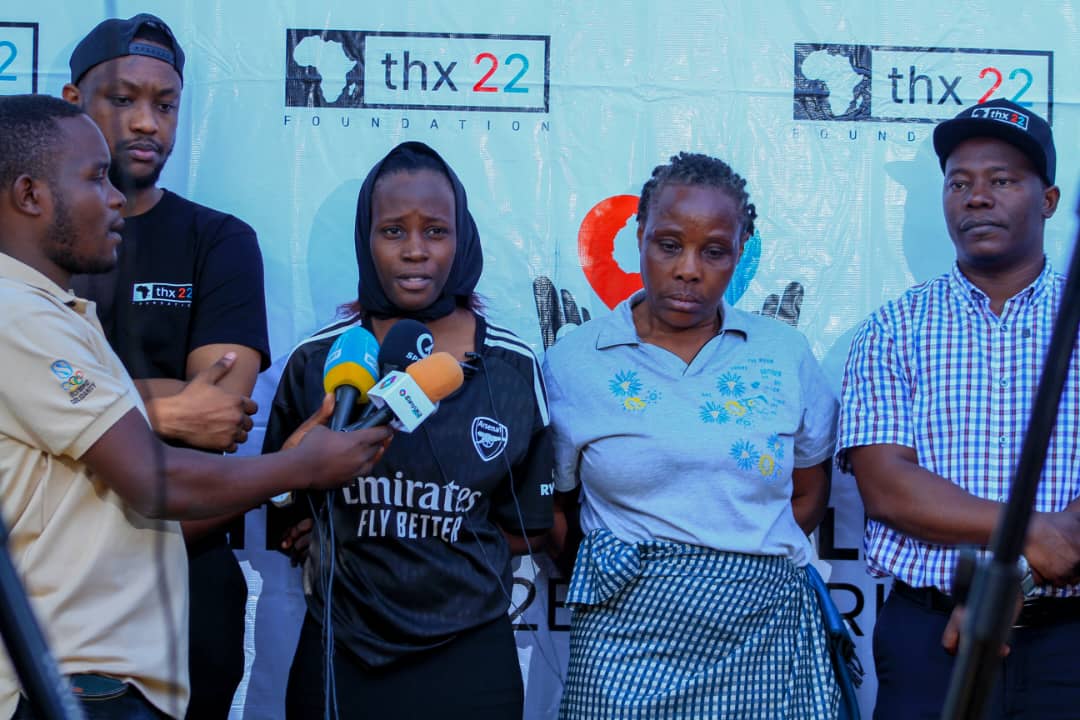 THX22 Foundation extends financial support to tetanus patient Nsubuga