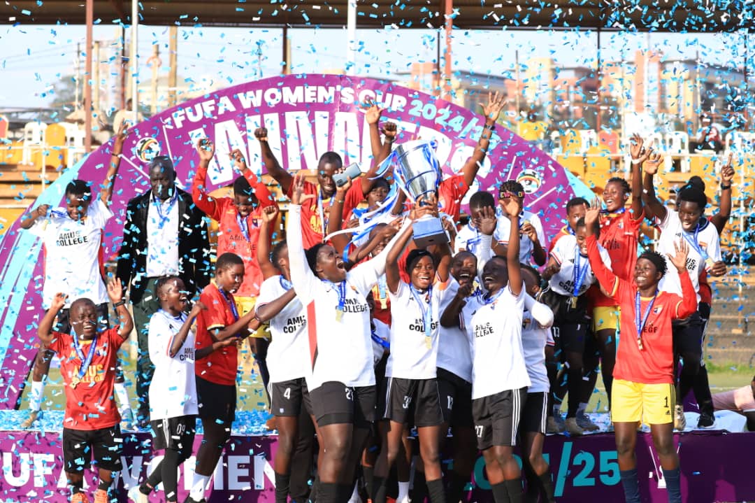Amus College WFC makes history with first-ever FUFA Women’s Cup title