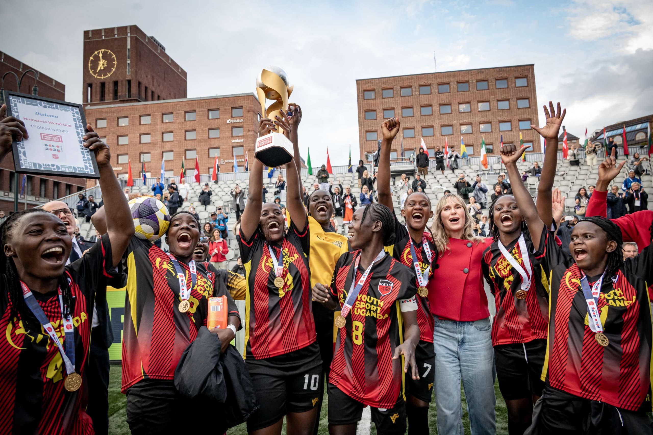 Uganda’s women make history with maiden homeless World Cup title