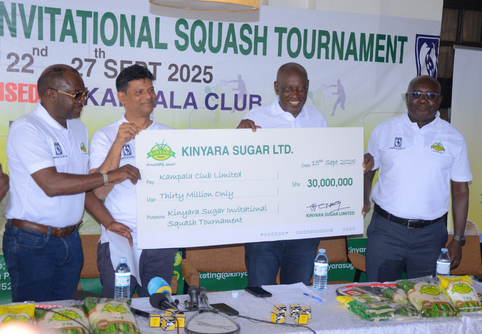 Kinyara Sugar  Invitational Squash Tournament launched
