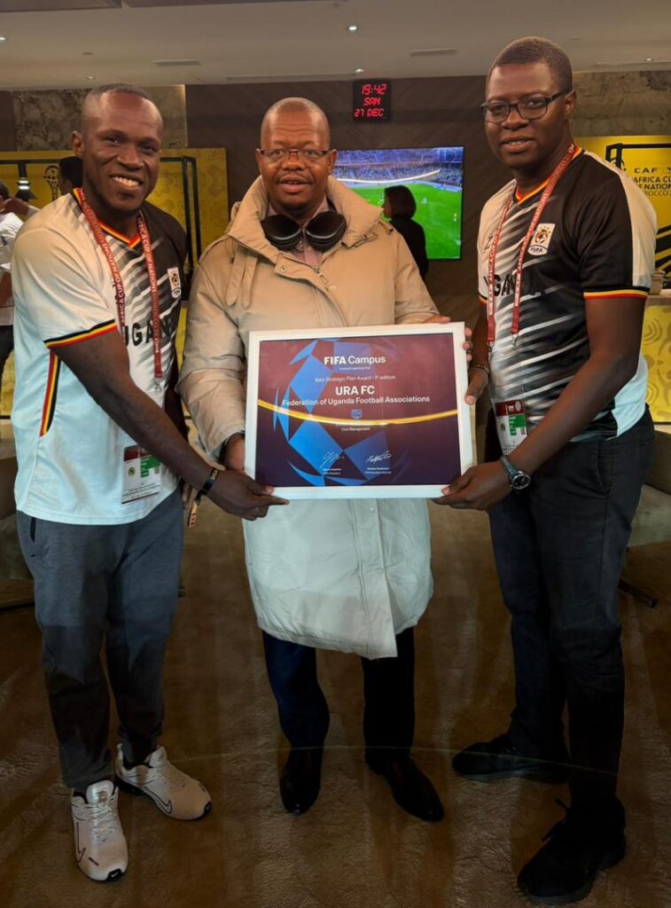 URA FC feted with the prestigious best strategic planning award at the 2025 AFCON tournament in Morocco