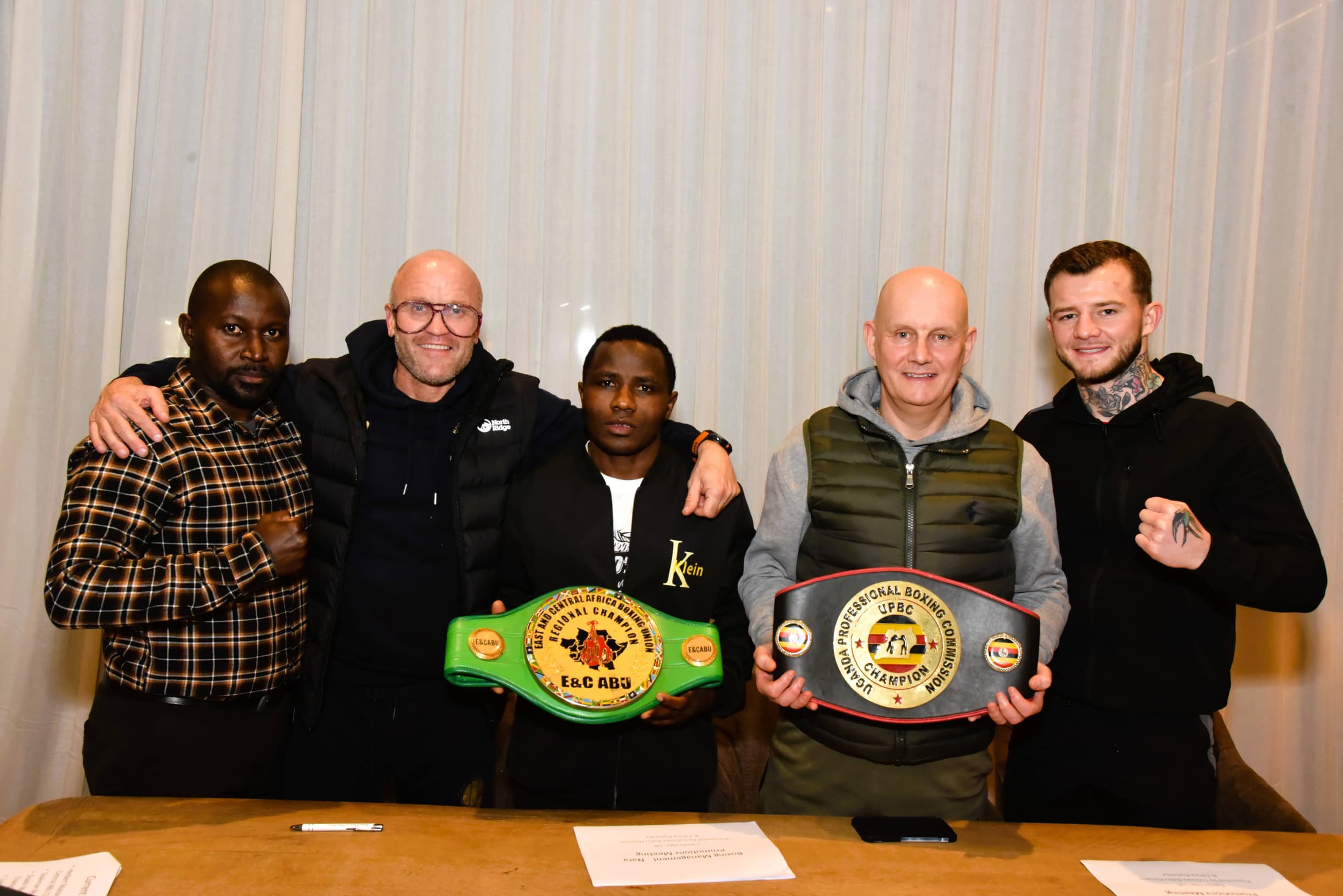 Ugandan boxer Abdul Ssebute signs three-year management deal with UK-based team and Nara Promotionz 