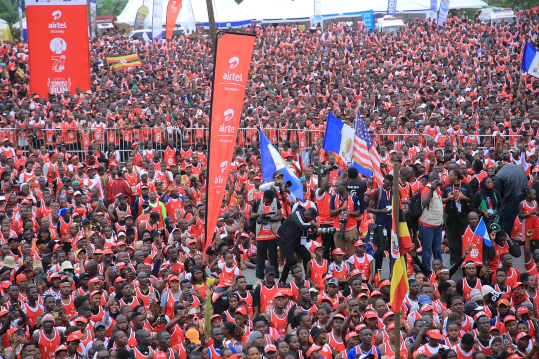 Airtel Uganda amplifies public health drive with strong presence at 13th Kabaka Birthday Run