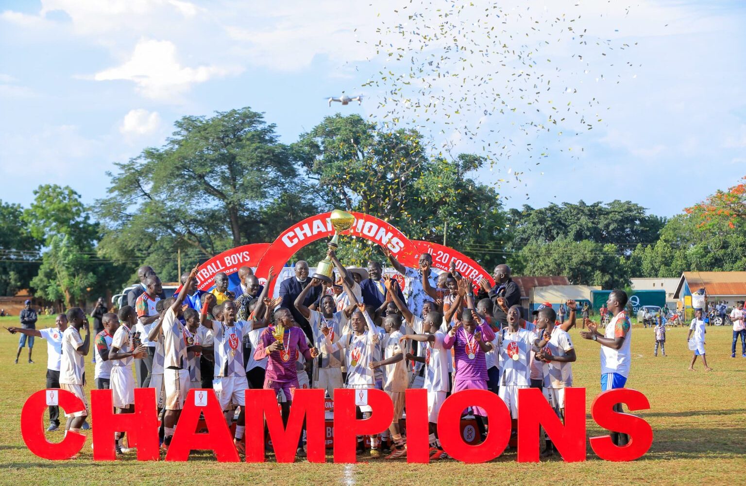 Amus College crown historic campaign with maiden USSSA title in Lira