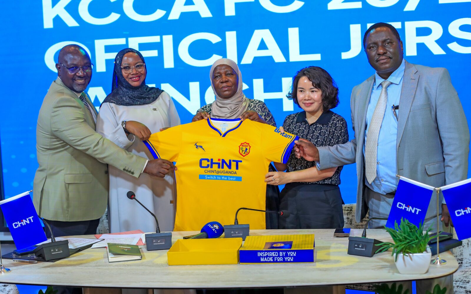 KCCA FC secure UGX 800 million CHINT partnership extension, unveil 2026/27 kit