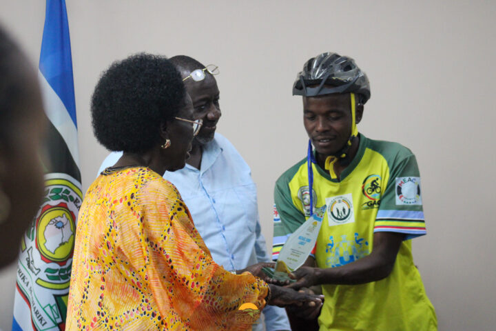 Kadaga welcomes Great Africa Cycling Safari team After 55-Day EAC integration expedition